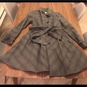 elevenses anthropologie raincoat size 12